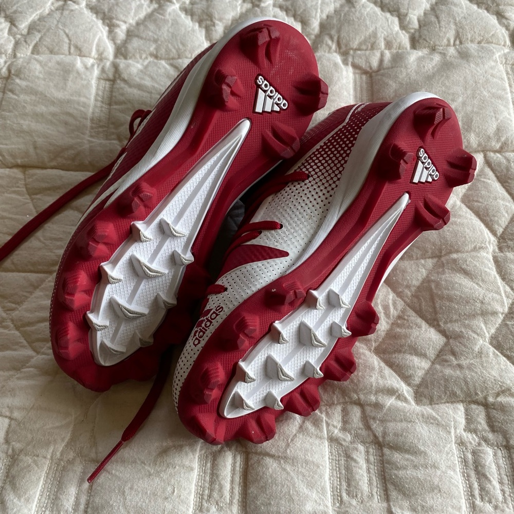 Adidas baseball cleats size 1 youth